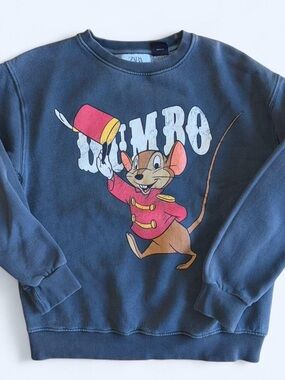 Zara x Disney Kids Dumbo Sweatshirt, feat. Timothy Mouse!